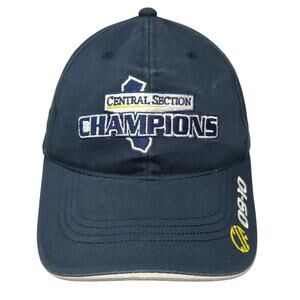 Central Section 09-10 Baseball Cap Blue One Size Adjustable Embroidered Bretmor